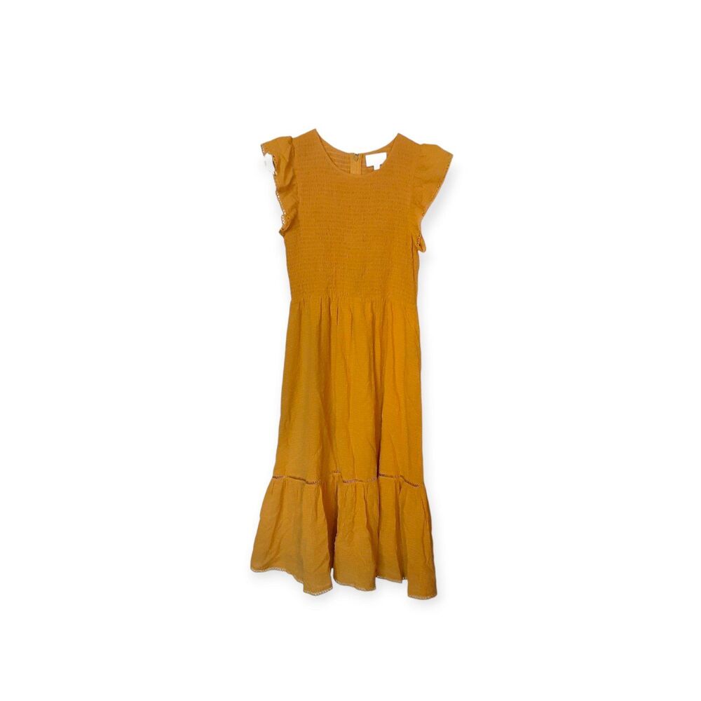 Lost + Wander Daffodil Smocked Midi Dress